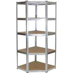 Baumarktplus Eckregal 180x75x40 cm Schwerlastregal Steckregal Lagerregal Kellerregal 875 kg Traglast