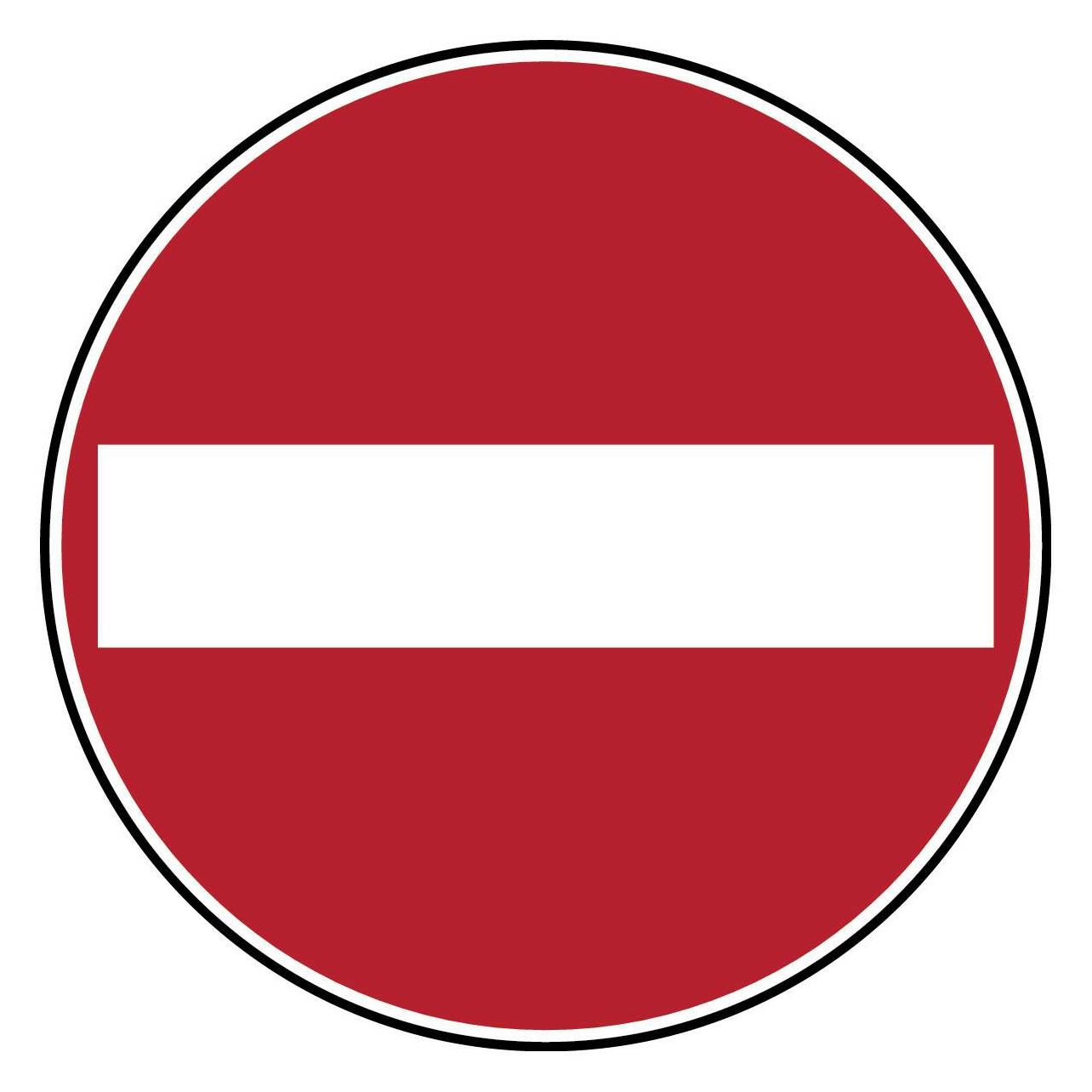 Brady Floor Safety Sign - Traffic (PIC 229-DIA 500-B7538)