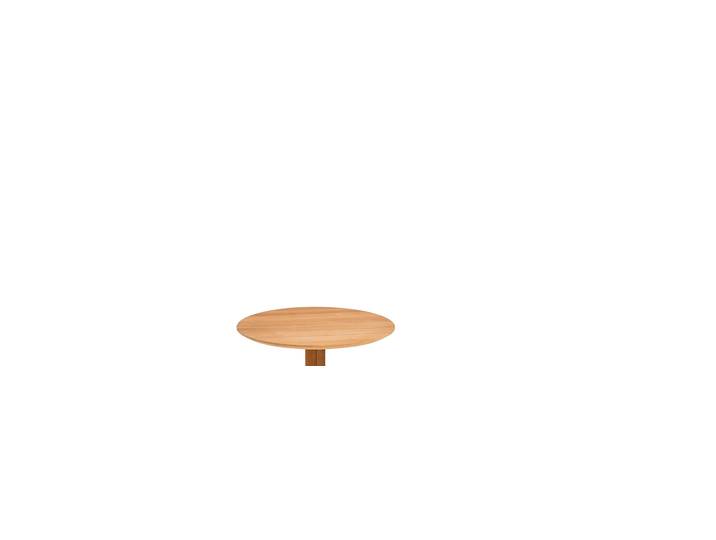 Weishäupl Trio Tischplatte Teak Massivholz Rund Ø65 cm