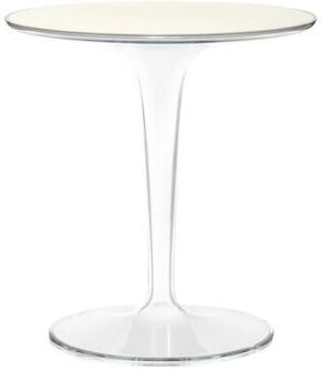 Kartell Tip Top Beistelltisch (weiß glänzend) weiß glänzend