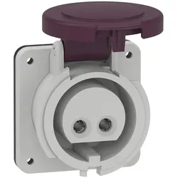 Schneider Electric 82901 Anbausteckdose, 16A, 2p, 20-25 V AC, IP44