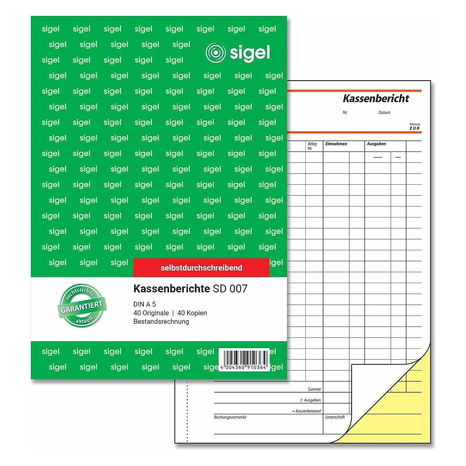 Sigel SD007 Geschäftsformular (80x) (SD007)
