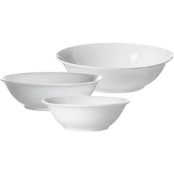 SERVIERSCHALEN-SET Bianco weiß