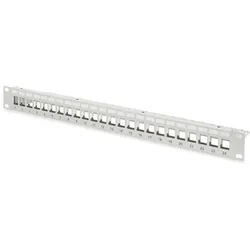 DIGITUS Modular Patch Panel, 24-Port, grau