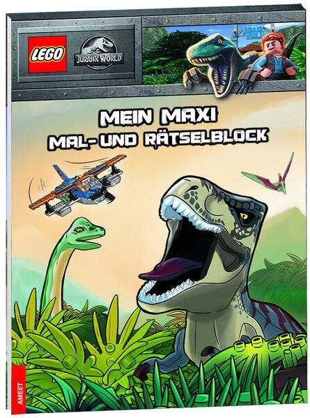 LEGO® Jurassic World™ – Mein Maxi Mal- und Rätselblock - Preis vom 11.10.2026 15:43:13 h
