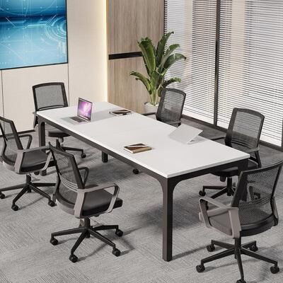 OEM "78.74"" Large Rectangle Conference Table/Desk, Modern Seminar Meeting Table, Business Tables for Boardroom & Office"