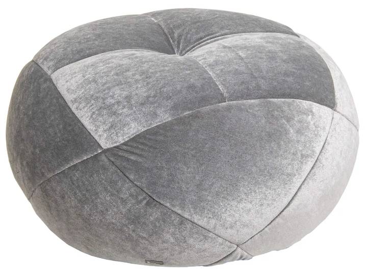 Hocker Teratai Bretz / Farbe: Eisgrau / Bezugsmaterial: Stoff