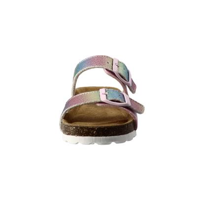 Sandale LURCHI "Lurchi Olgi 5", Mädchen, Gr. 27, bunt (rose, rainbow), Kunstfaser, unifarben, Schuhe Sandale
