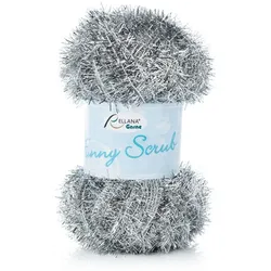 Rellana Wolle Funny Scrub, gold + silber - Schwammgarn