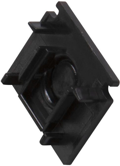 Slv Endkappe Für Aufbauschiene Standard, 48v Track, Schwarz - 3 Phasen Stromschienen 48v
