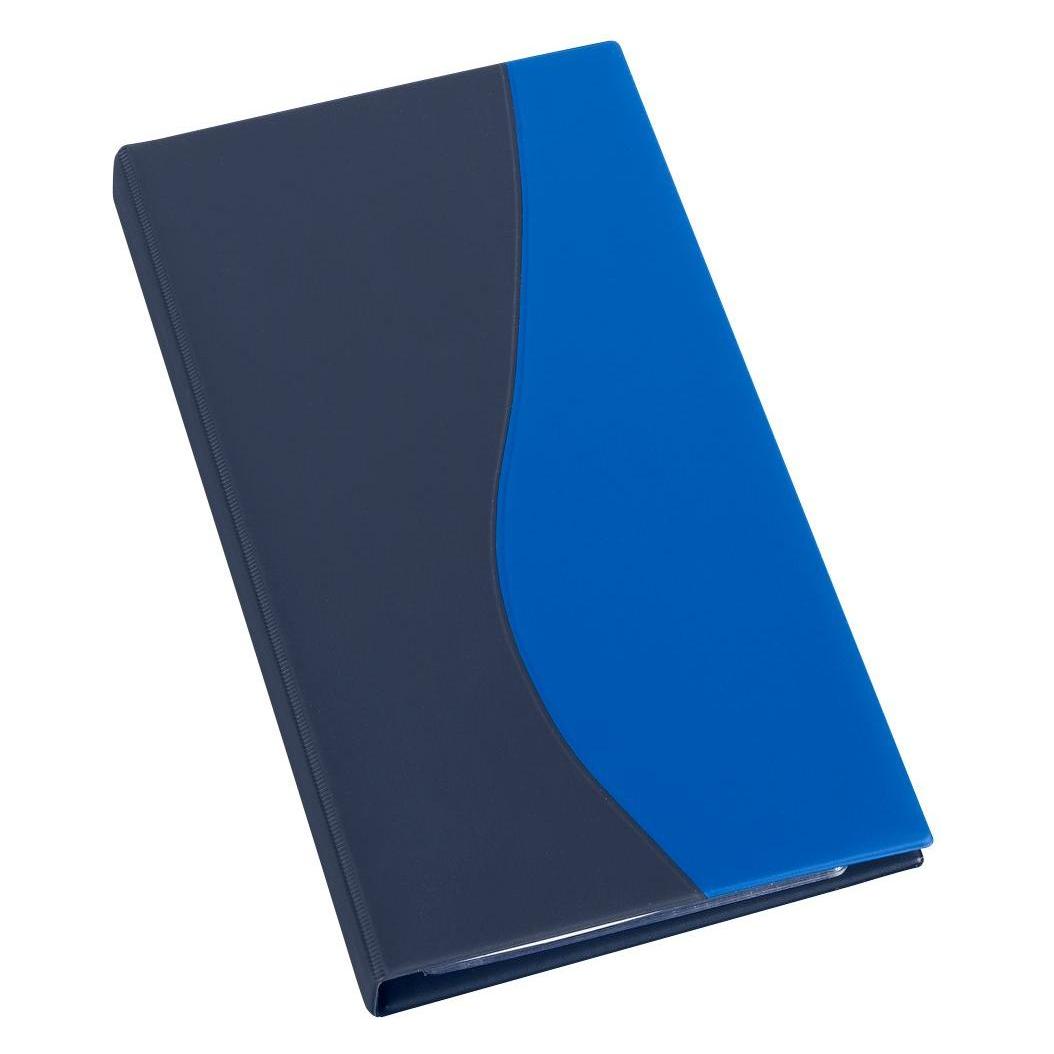 Eichner Visitenkarten-Ringbuch Blue, für 400 Visitenkarten, 4 Ring-Mechanik (1x) (9218-00667)