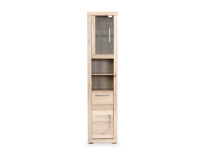 OZEANA Hochschrank I fürs Badezimmer, Material teilmassiv, Eiche