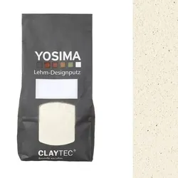 CLAYTEC YOSIMA Lehm-Designputz Edel-Weiss - 2 kg Beutel