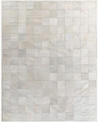 Ben Soleimani South American Cowhide Tile Hand Woven Rug