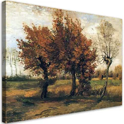 WANDBILD herbstlandschaft v. van Gogh
