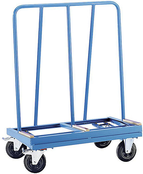 Platten-Transportwagen, einseitige Ausführung, kurz, Tragfähigkeit 500 kg eurokraft pro