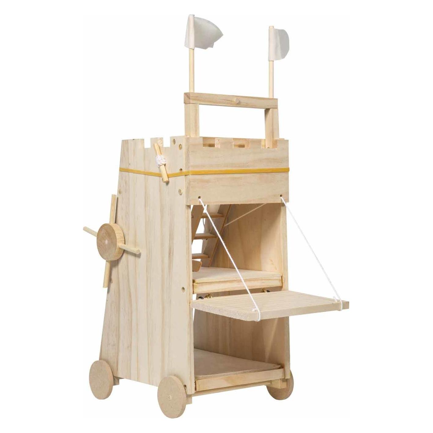 Novelty Belagerungsturm Funktionsmodell Holz (0001402)