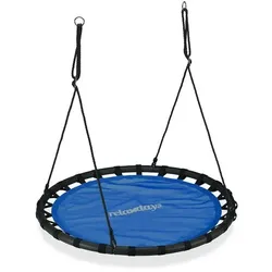 relaxdays Nestschaukel Ø 120 cm blau
