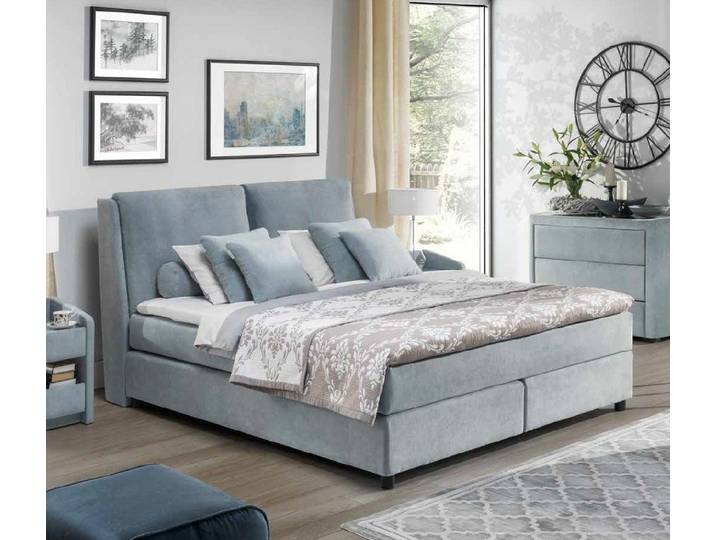 Xlmoebel Boxspringbett Boxspringbett mit eleganter Polsterung für höchsten Schlafkomfort (1-St., Bett 4069424974690), Hergestellt in Europa