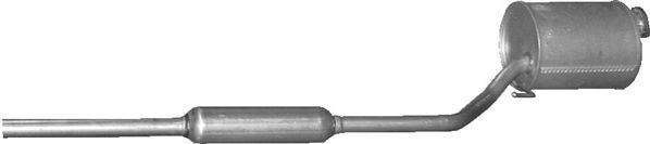 Polmo Mittelschalldämpfer 06.05 Für Daihatsu