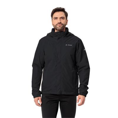 Fahrradjacke VAUDE "MEN'S ESCAPE BIKE WARM JACKET", Herren, Gr. L, schwarz, Web, Obermaterial: 100% Polyester, unifarben, hoch geschlossener Ausschnitt, eingesetzt eingefasste Kante mit Klettverschluss, Jacken Fahrradjacke, für Radsport, mit...