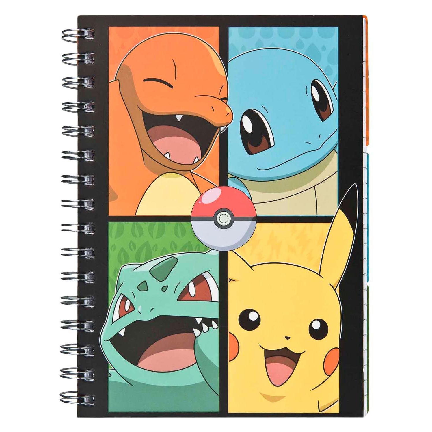 Undercover Pokémon-Notizbuch mit 3 Registerkarten (68186500)