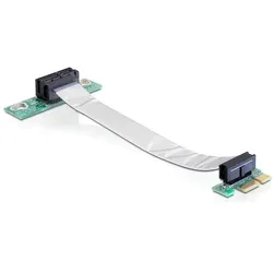 Delock Riser Card PCIe x1 fexibles Kabel, Mainboard Zubehör