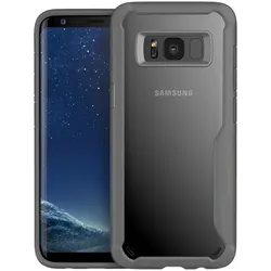 Handy Tasche für Samsung Galaxy S8 Plus Panzer Schutz Hülle Case Cover Silber