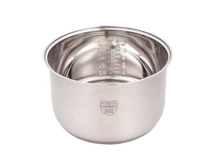 Reiskocher-Innentopf, Kompatibel For Redmond RMC-M224S Und RMC-M90, Dicker Edelstahl 304, Multifunktional, 5 L