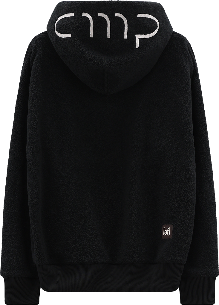 Kapuzenpullover CMP, Herren, Gr. M, nero, Obermaterial: 100% Polyester, Pullover Kapuzenpullover, sportlicher Kapuzenpullover, für Sportmode und Outdoormode nero M