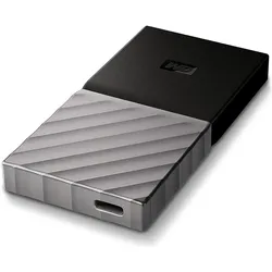 WD My Passport SSD (2 TB), Externe SSD, Schwarz, Silber