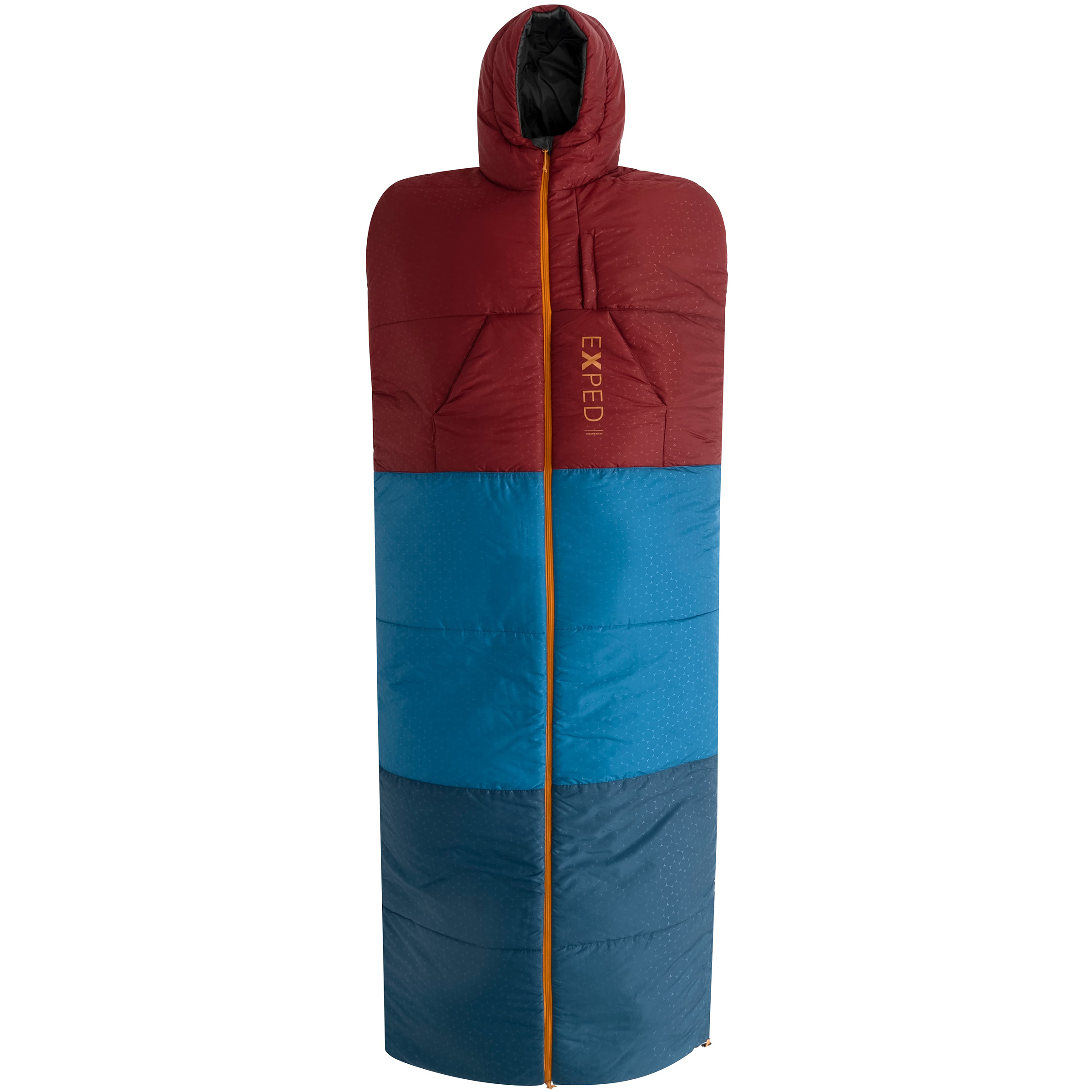 Exped Dreamwalker Schlafsack Kunstfaserschlafsäcke blau Größe max. 195cm Camping Wasserabweisend Wasserabweisend