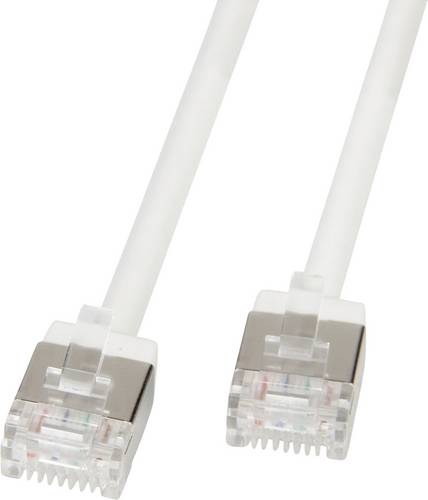 Roline 21.15.4575 RJ45 Patchkabel CAT 6a U/FTP 5m Weiß 1St.