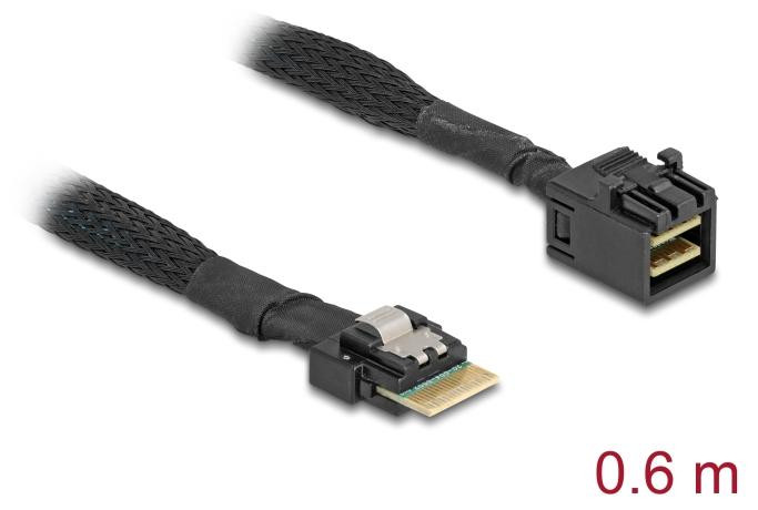 Delock Mini SAS HD SFF-8643 naar Slim SAS SFF-8654 4i kabel, 60 cm