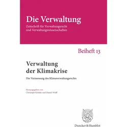 Verwaltung der Klimakrise, Fachbücher von Daniel Wolff, Christoph Krönke