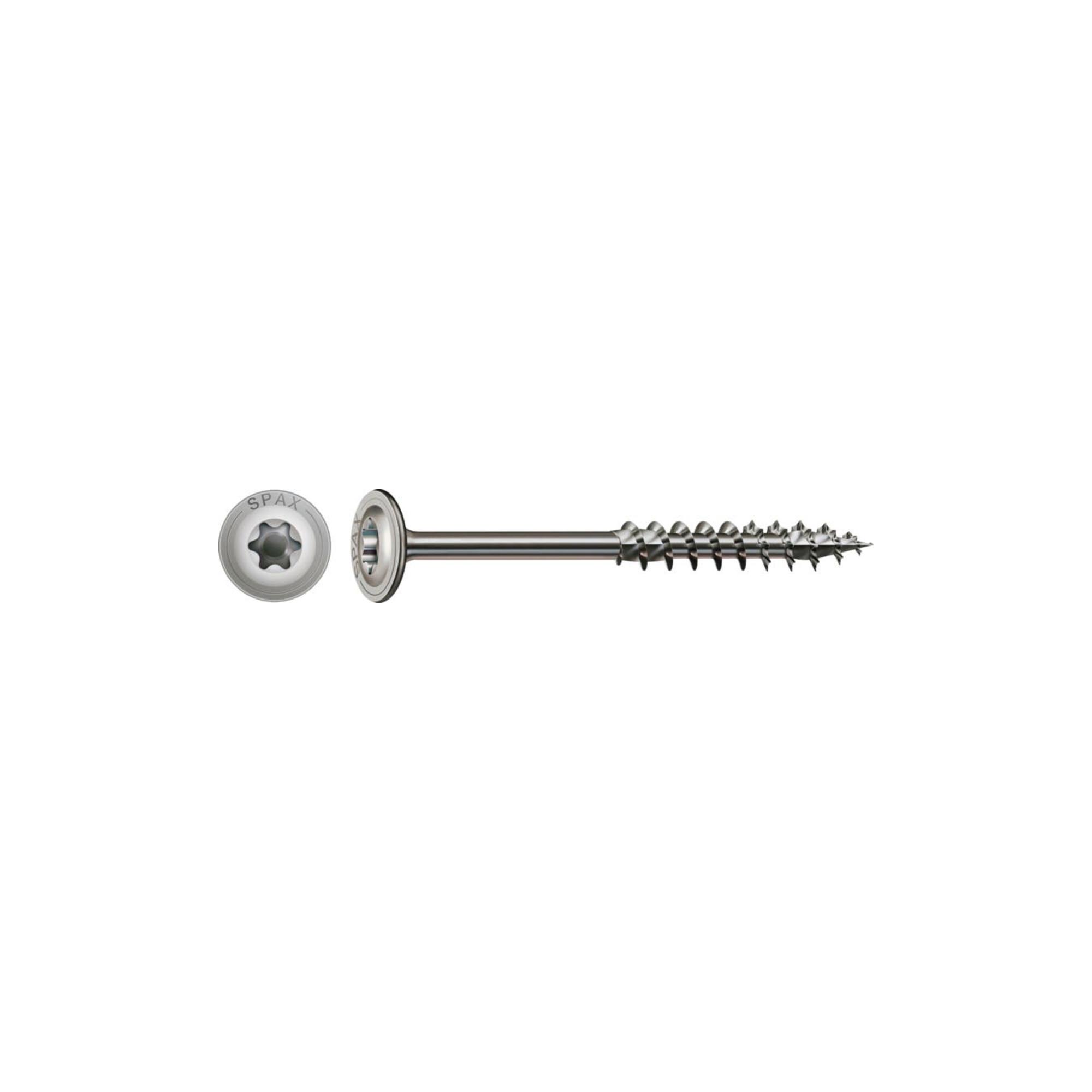 Spax Edelstahl 8 x 160 mm Tellerkopf T-STAR plus Teilgewinde 4CUT Edelstahl rostfreiei A2 (0257000801605)