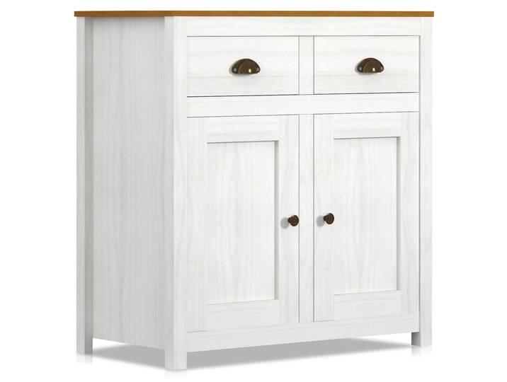 TRICO Sideboard, 2 Türen+2 SK, Material Massivholz, weiss /