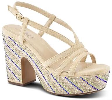 Women's Tamar Sandal by Azura by Spring Step in Beige (Size 40 M)