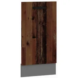 Frontblende vollintegrierten Geschirrspüler 45 cm Küche OLD STYLE Old Wood Optik