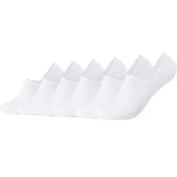 CAMANO Herren Socken Online comfort Footies 6p, Größe 35-38 in Weiß Weiß
