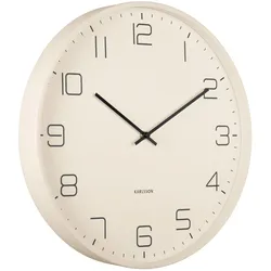 Karlsson, Wanduhr, Wanduhr „Lofty“ aus Eisen, cremefarben (40 cm)