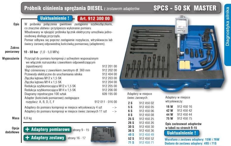 ZUP HP 912 300 00 Compression Pressure Recorder