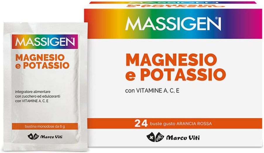 MARCO VITI FARMACEUTICI SpA Massigen Magnesio Potassio, 24 Buste 