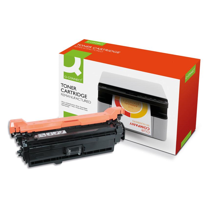 Q-Connect Toner für Color Laserdrucker/Multifunktionsgeräte (BK) (KF16076)
