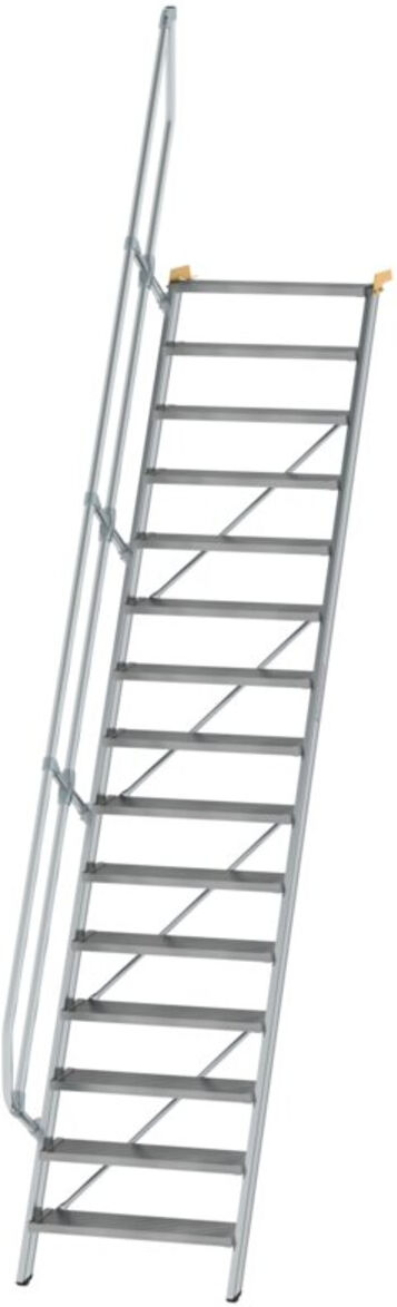 MUNK Aluminium-Treppe Stufen 60° 15 Stufen (600235)