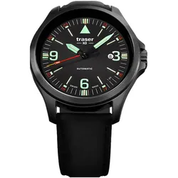 Traser H3 Active Lifestyle Collection P67 OfficerPro Automatic Black 108075 - schwarz - 45mm