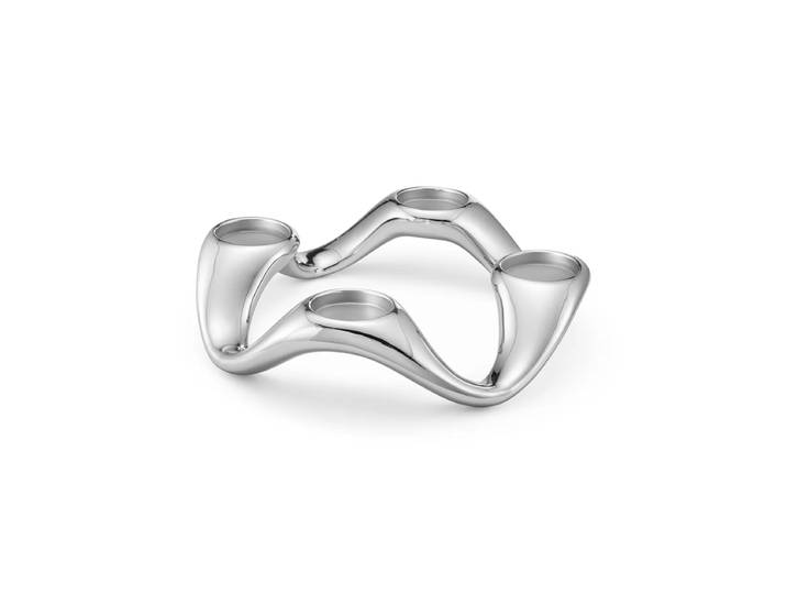 Georg Jensen - Cobra Kerzenhalter Ø 33 cm, Edelstahl