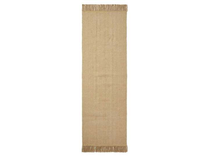 JUTETEPPICH-LÄUFER Zaphyr handgewebt 66/200 cm
