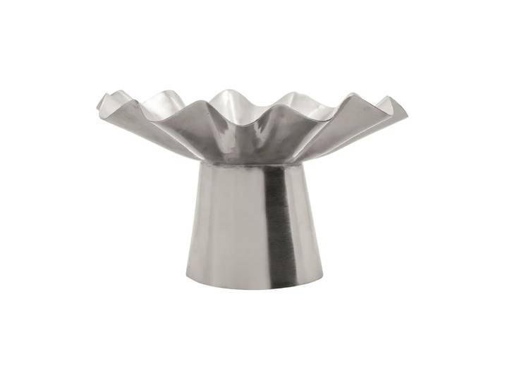 House Doctor Coupe décorative Flood Silver finish, Ø22x14 cm