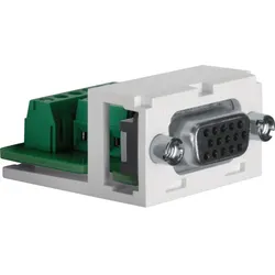 Berker 1994 VGA Modul Zubehör polarweiß/schwarz